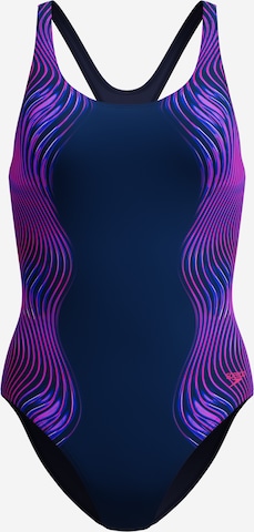 SPEEDO Sportbadeanzug in Lila: Vorderseite