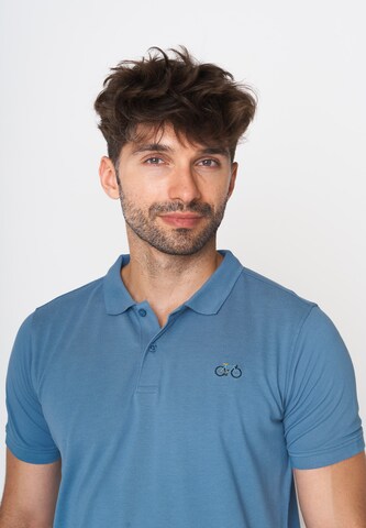 GREENBOMB Shirt 'Bike Vintage' in Blue