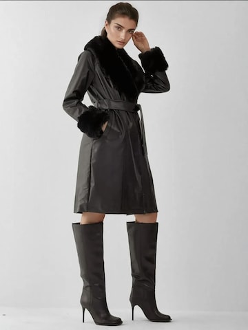 Bigdart Between-Seasons Coat in Black