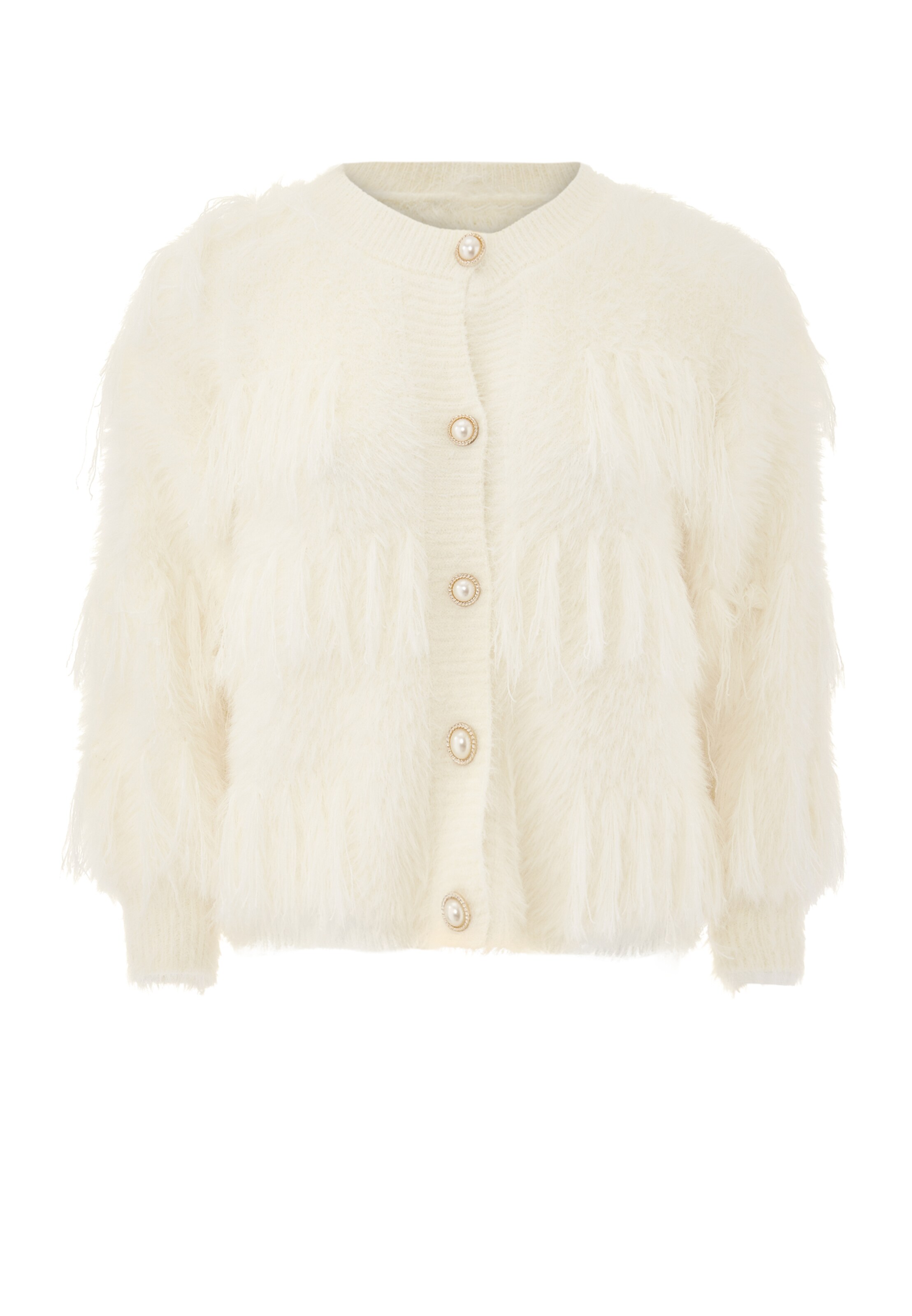 caspio Knit cardigan in White: front