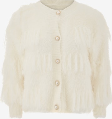 caspio Neuletakki värissä valkoinen: etupuoli