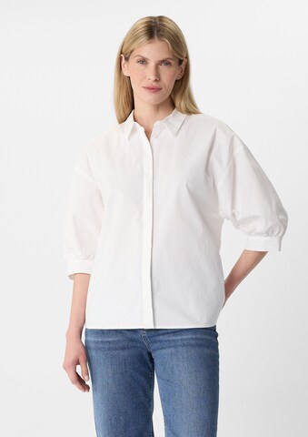 comma casual identity Bluse in Weiß: Vorderseite
