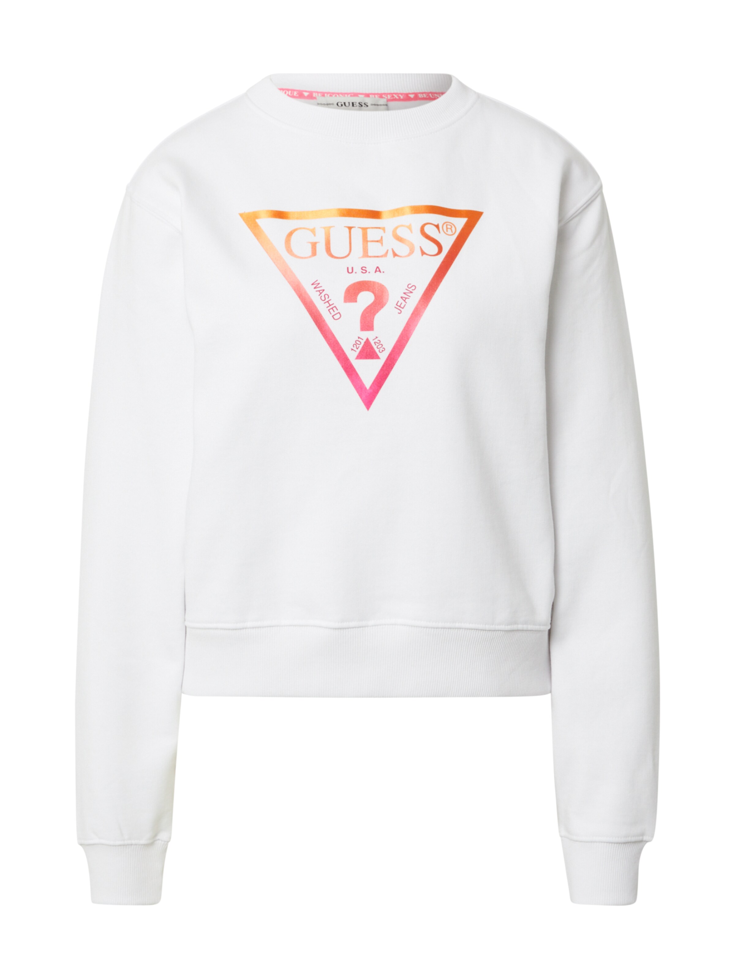 guess sweatshirt white