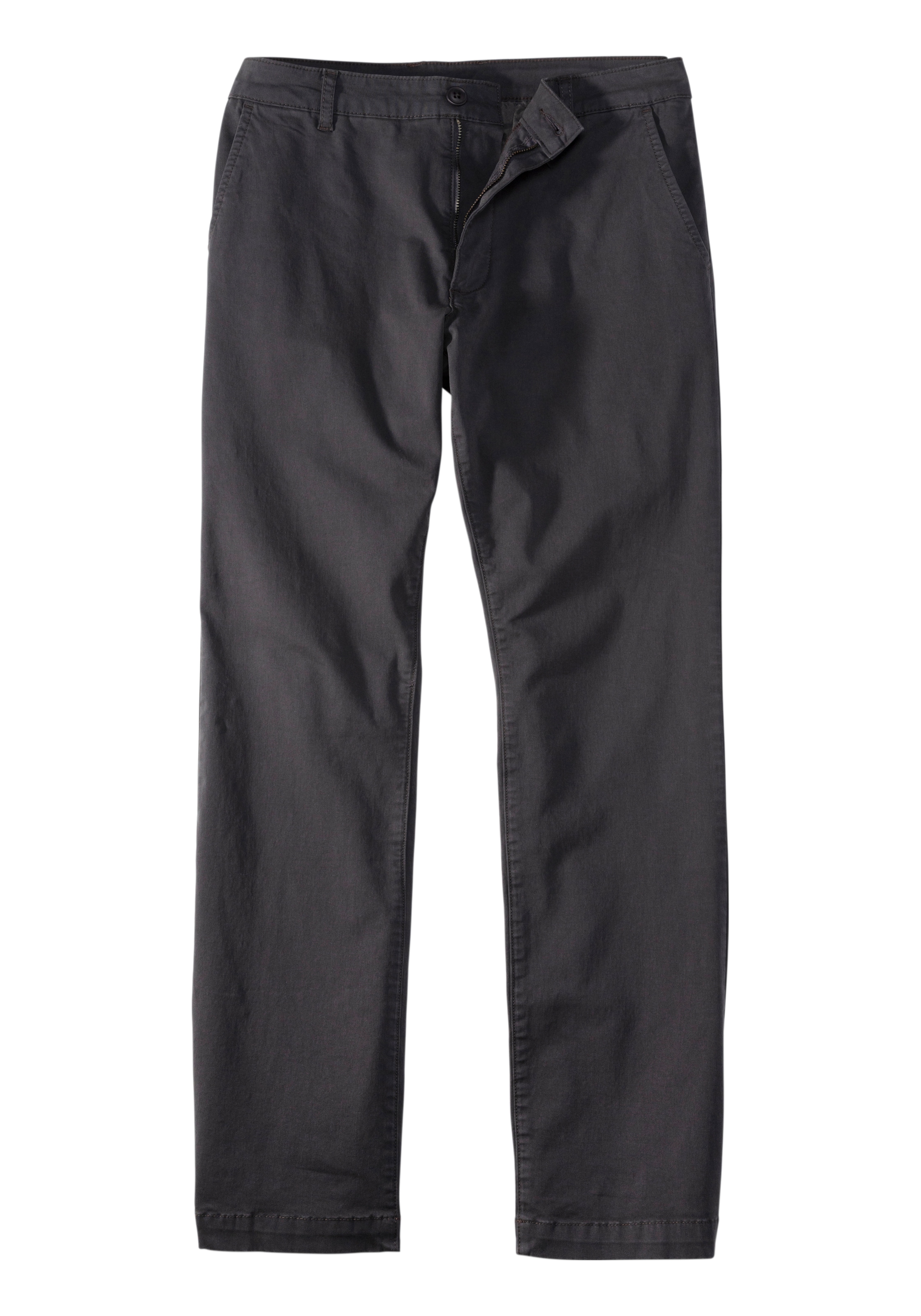 juoda H.I.S „Chino“ stiliaus kelnės: priekis