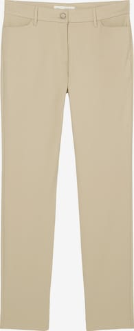 Marc O'Polo Slimfit Bukse 'Tiva' i beige: forside