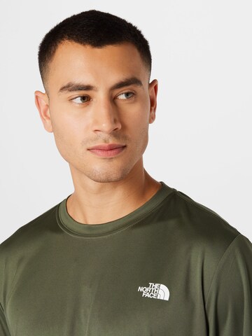 THE NORTH FACE Functioneel shirt 'Reaxion Amp' in Groen