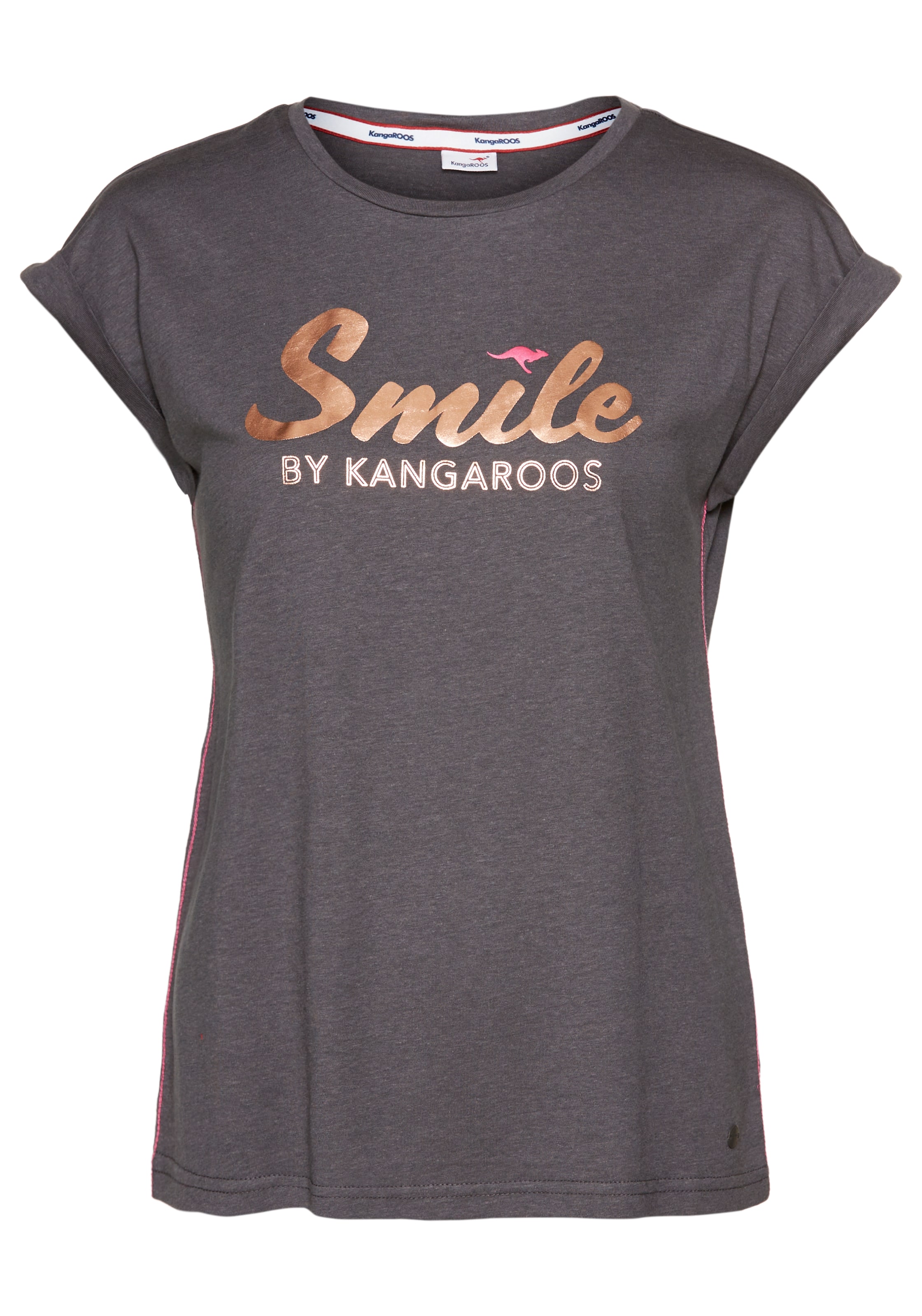KangaROOS Shirt in Grey: front