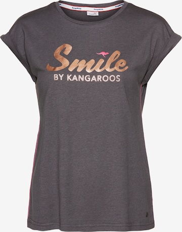 KangaROOS Shirt in Grau: Vorderseite