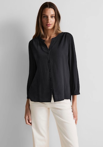 STREET ONE Blouse in Black: front