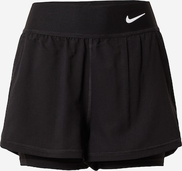 NIKE Workout Pants 'Advantage' in Black: front