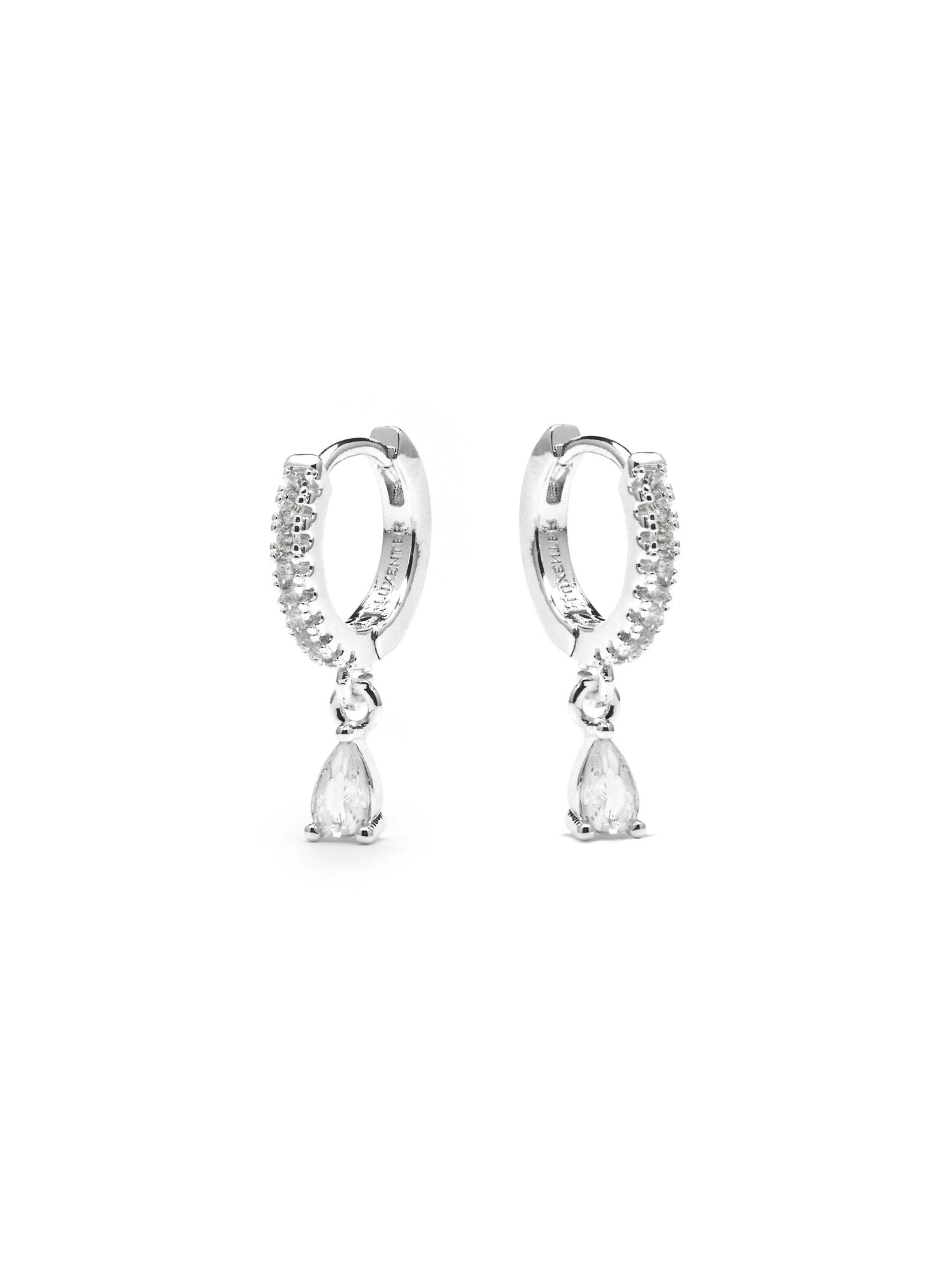 LUXBYLUX Earrings in Silver: front