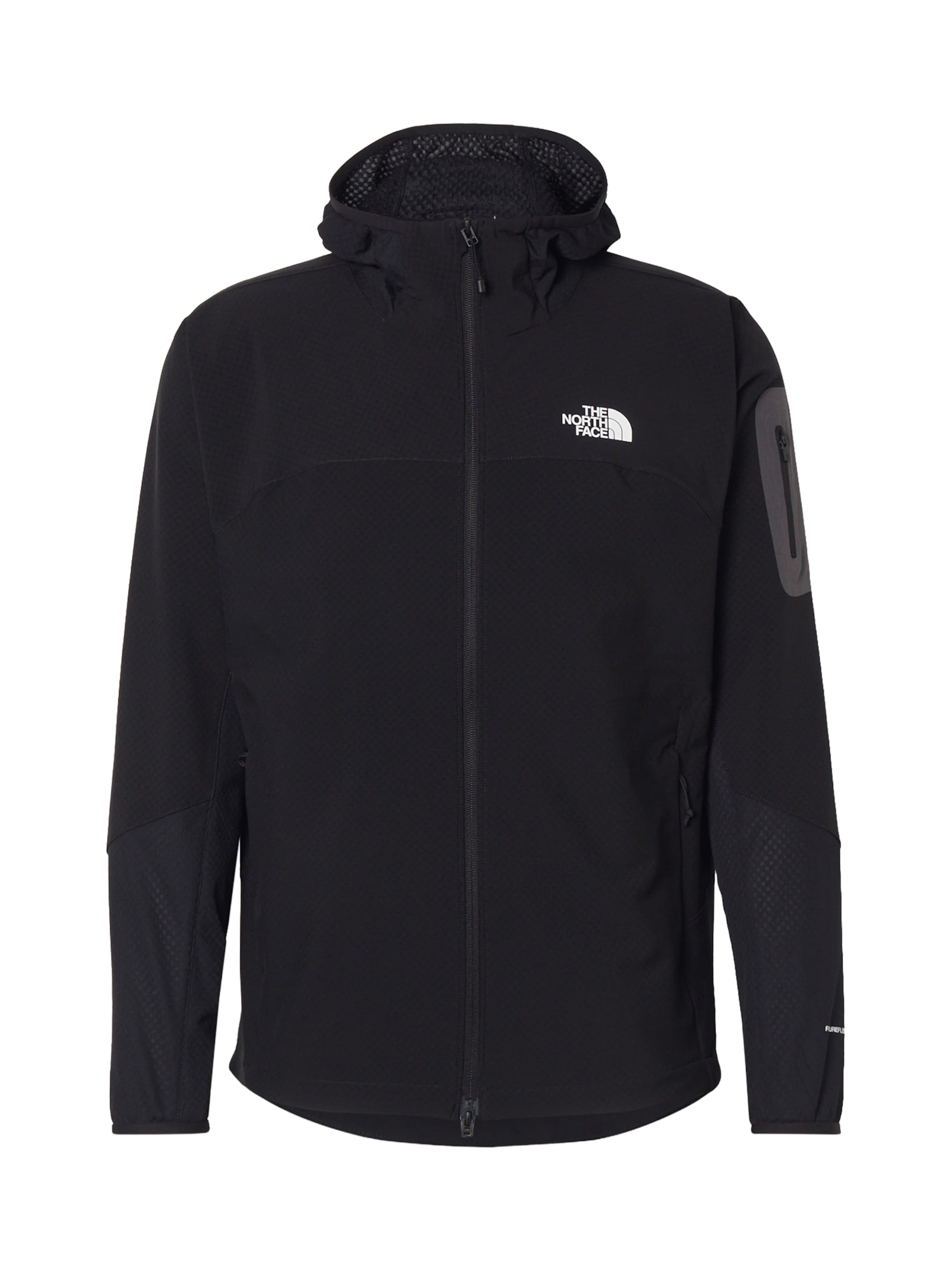 THE NORTH FACE Udendørsjakke 'TEK APPROACH FUTUREFLEECE' i S i sort, Produktvisning