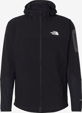 THE NORTH FACE Ulkoilutakki 'TEK APPROACH FUTUREFLEECE' värissä musta: etupuoli