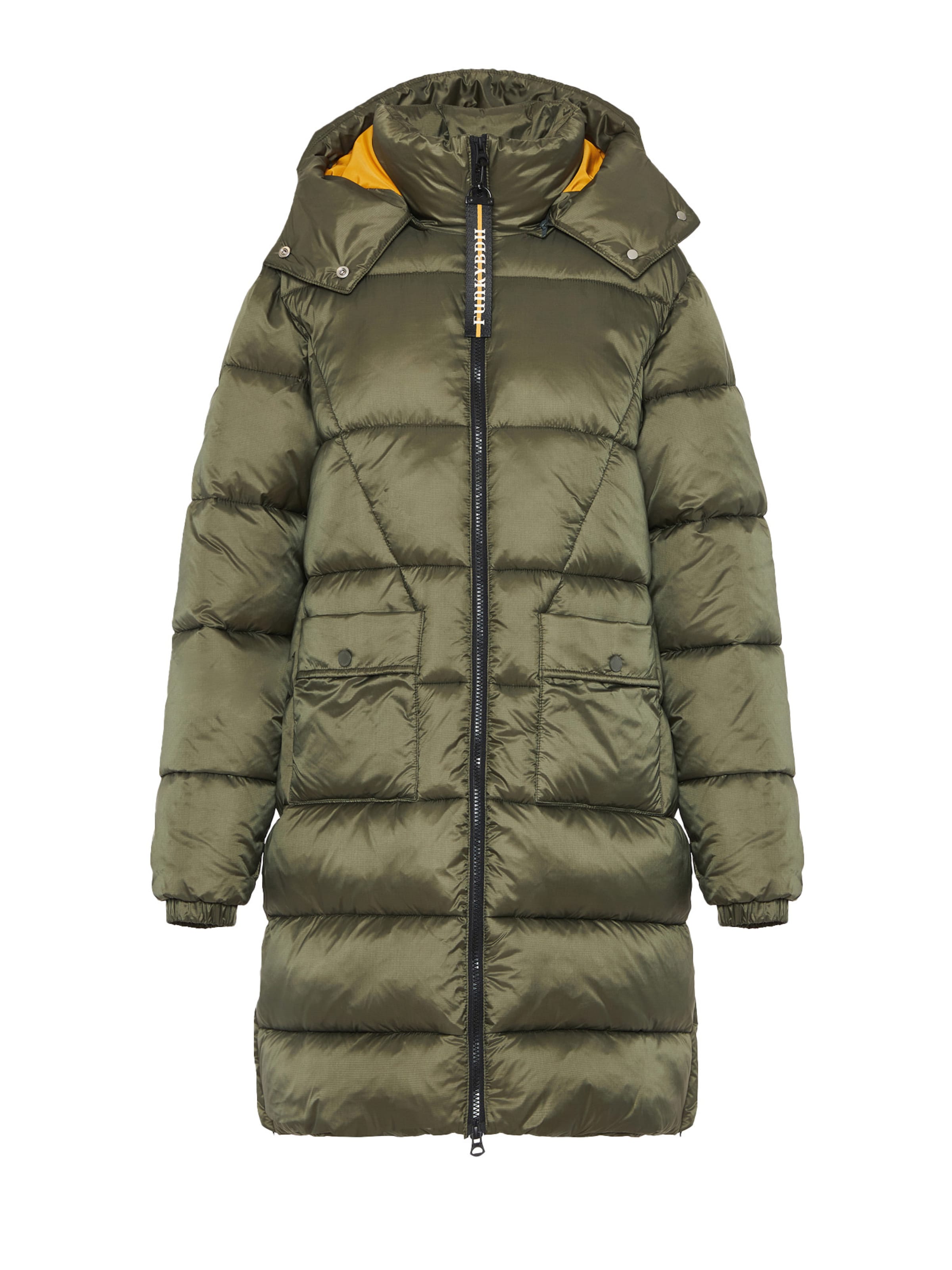 Funky Buddha Télikabátok - zöld: elől