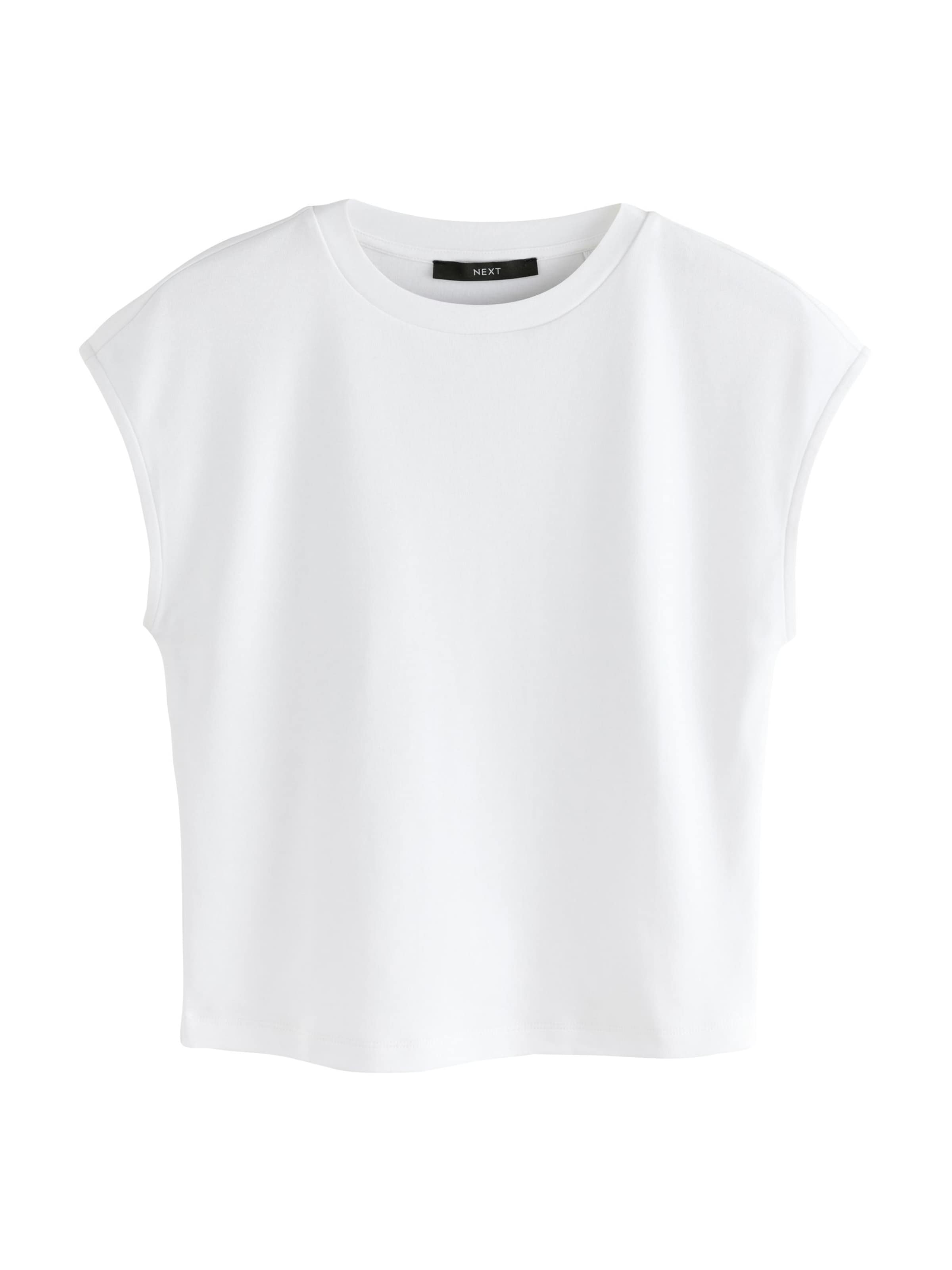 T-shirt Next en blanc : devant