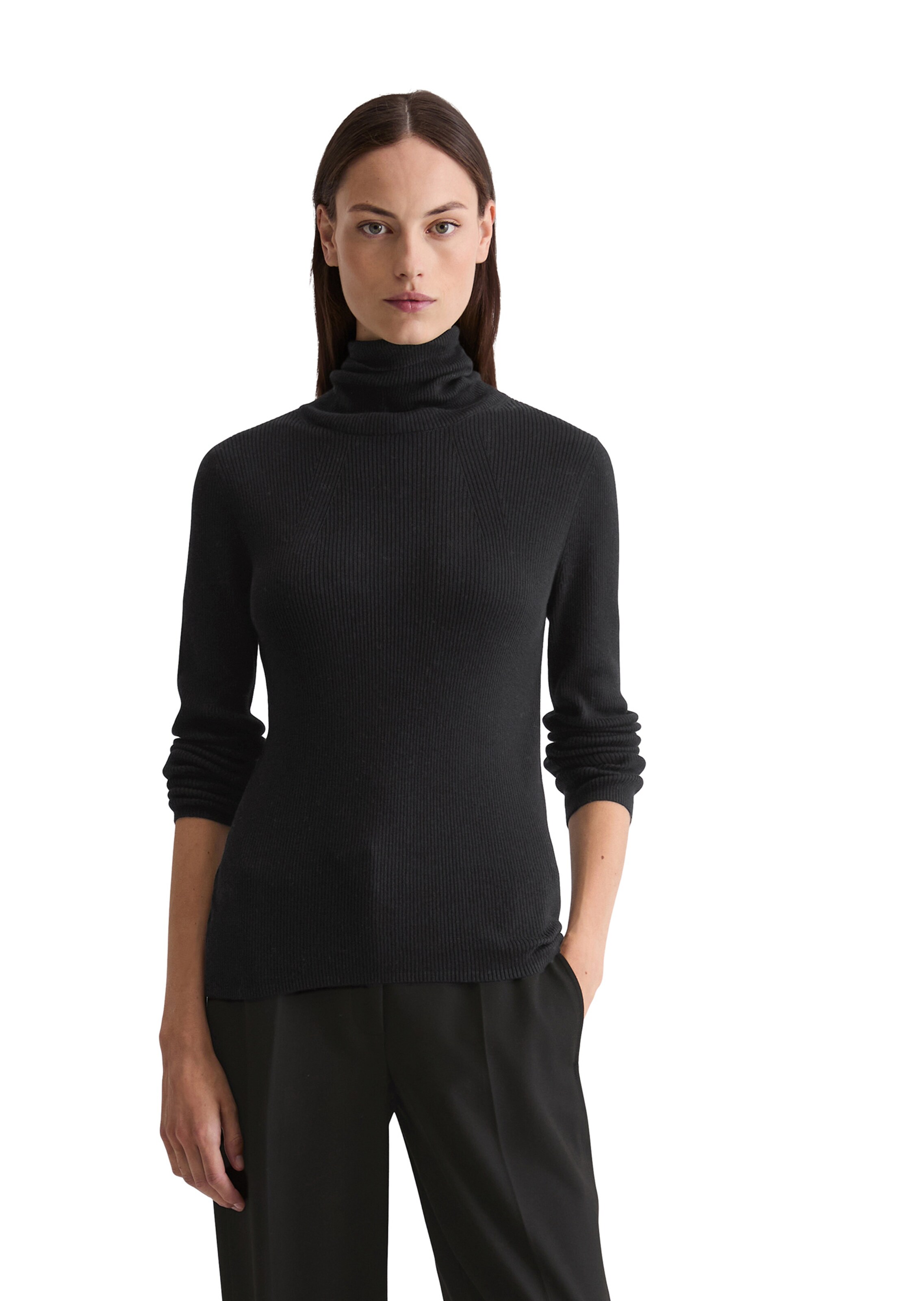 Marc O'Polo Pullover in Schwarz: Vorderseite