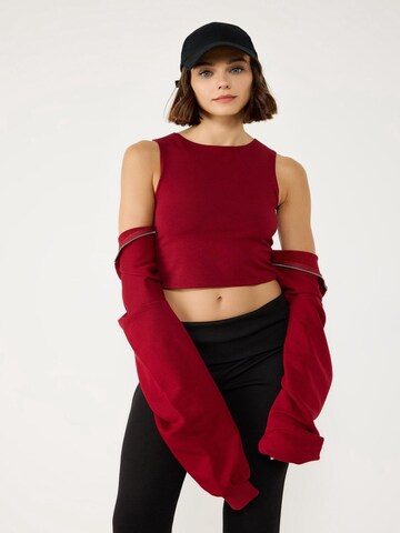 No Matter What Top in Schwarz: Vorderseite