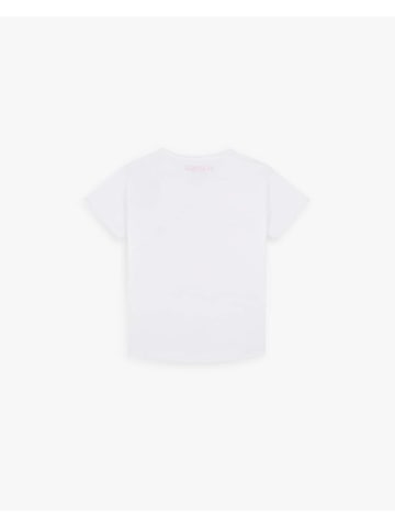 Tricou 'Strokeskulltee Girls' de la Scalpers pe alb