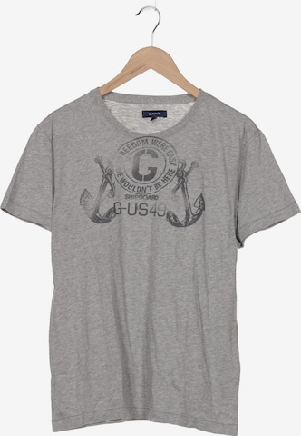 GANT T-Shirt L in Grau: Vorderseite