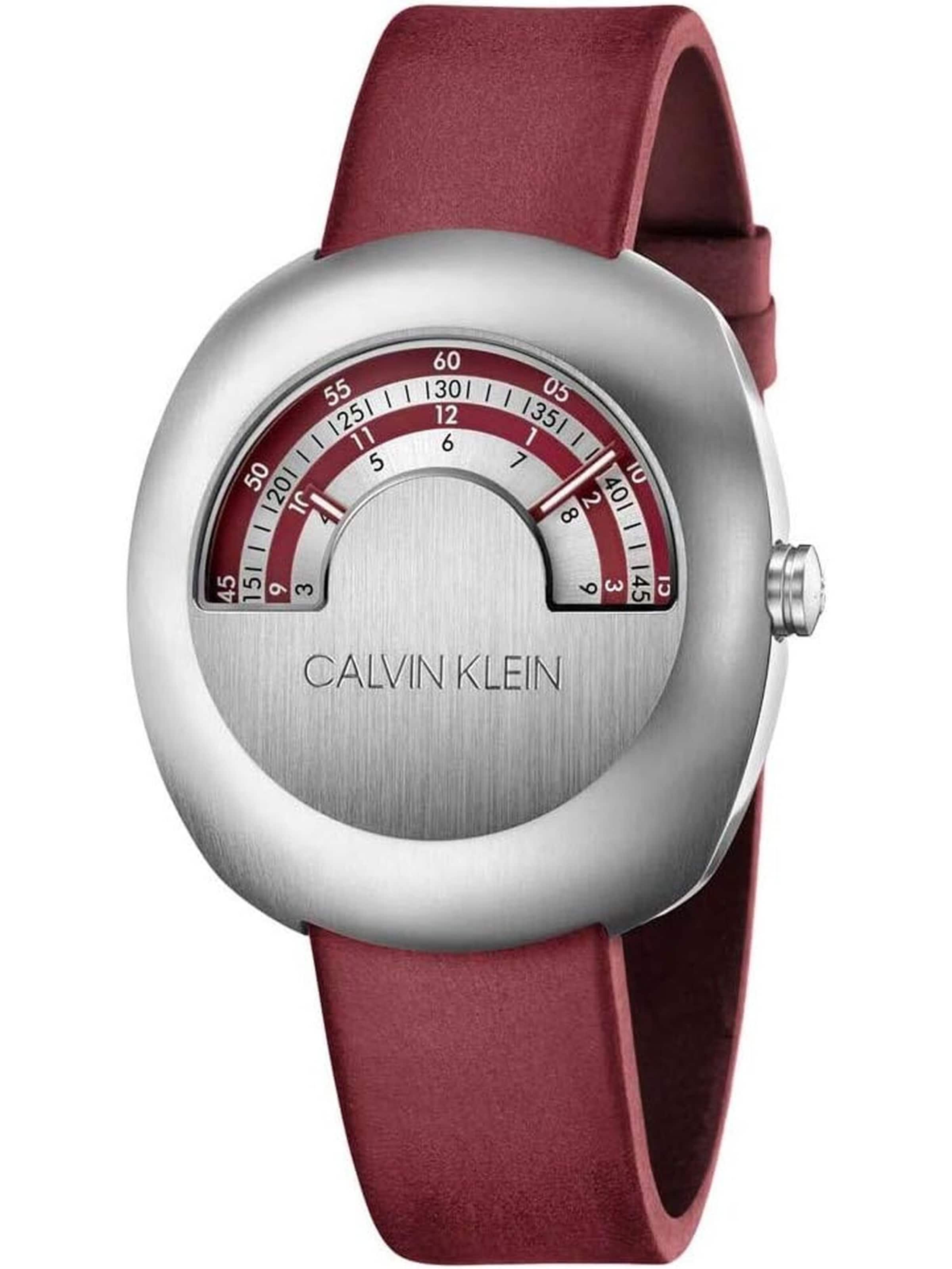 Montre à affichage analogique Calvin Klein - Uhren en rouge : devant