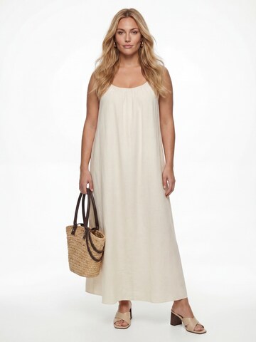 CITA MAASS - Shopper 'STRAW BAG' en beige