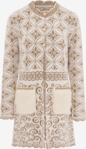 Cardigan faina en blanc : devant