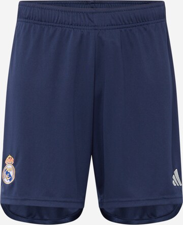 ADIDAS PERFORMANCE Regular Sportshorts 'Real Madrid 23/24 Away' in Blau: predná strana