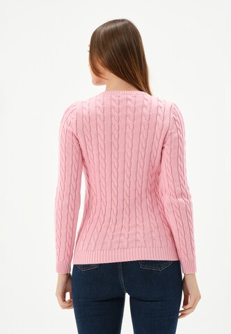 Pull-over Giorgio di Mare en rose