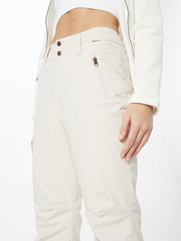 PROTEST Regular Workout Pants 'CINNAMON' in White
