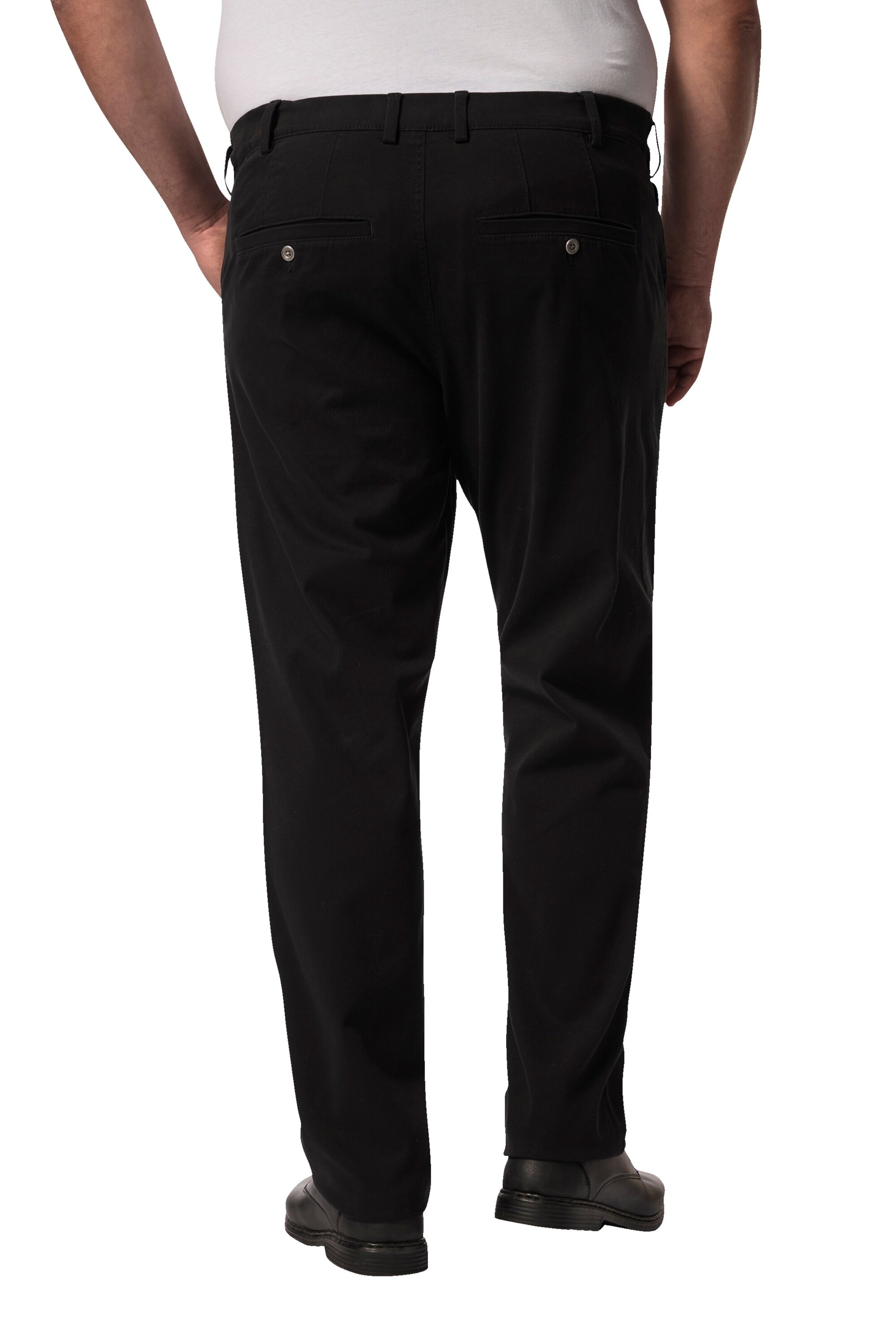 Boston Park Regular Chino trousers in Black