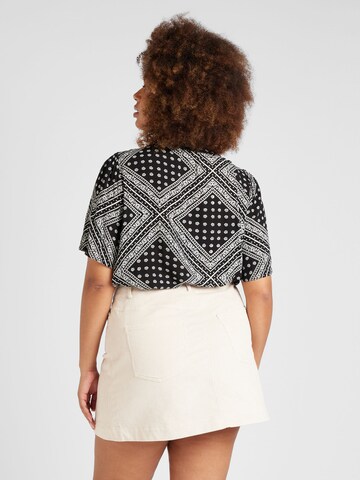 ONLY Carmakoma Bluse 'CARCHERRY' in Schwarz