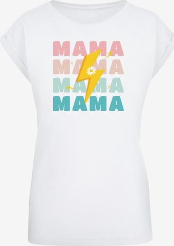 Merchcode Shirt 'Mothers Day - Mama' in White: front