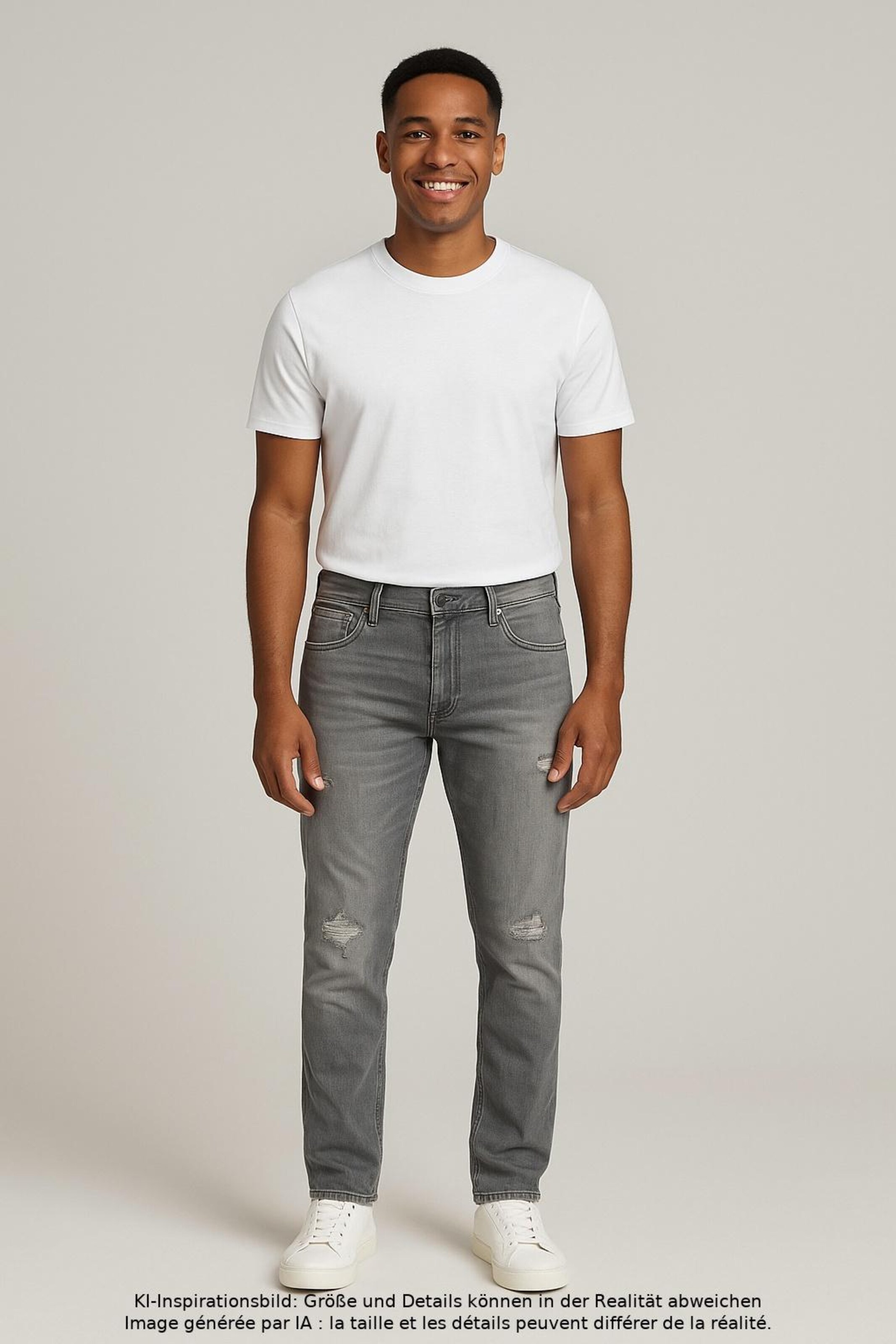 JACK & JONES Jeans in 33 in Grey: front