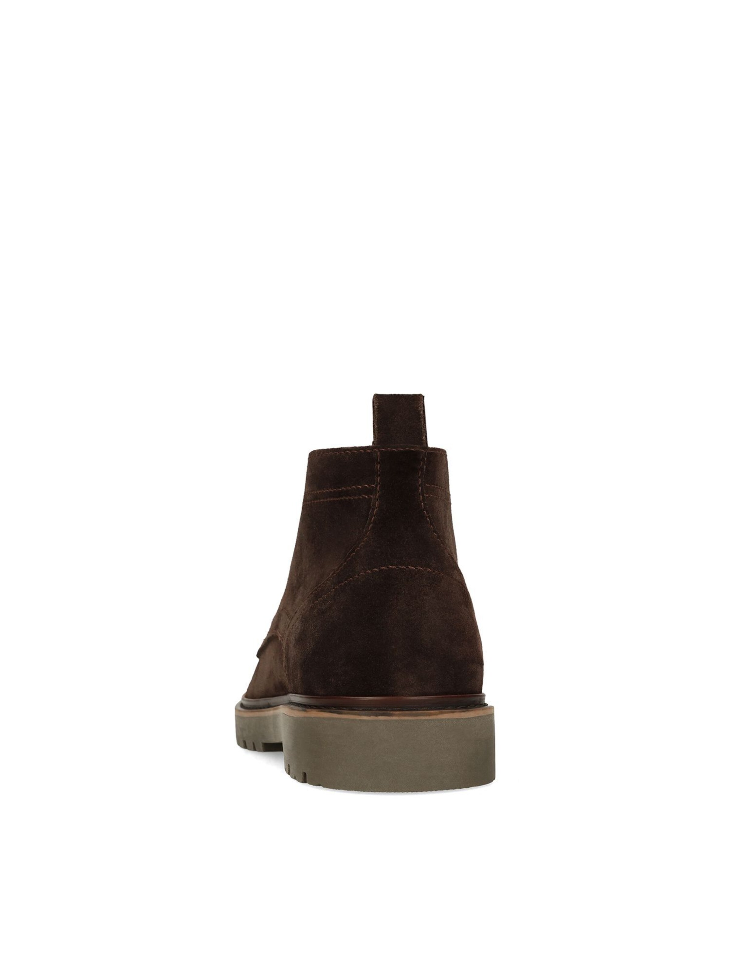 MANFIELD Lace-Up Boots in Brown