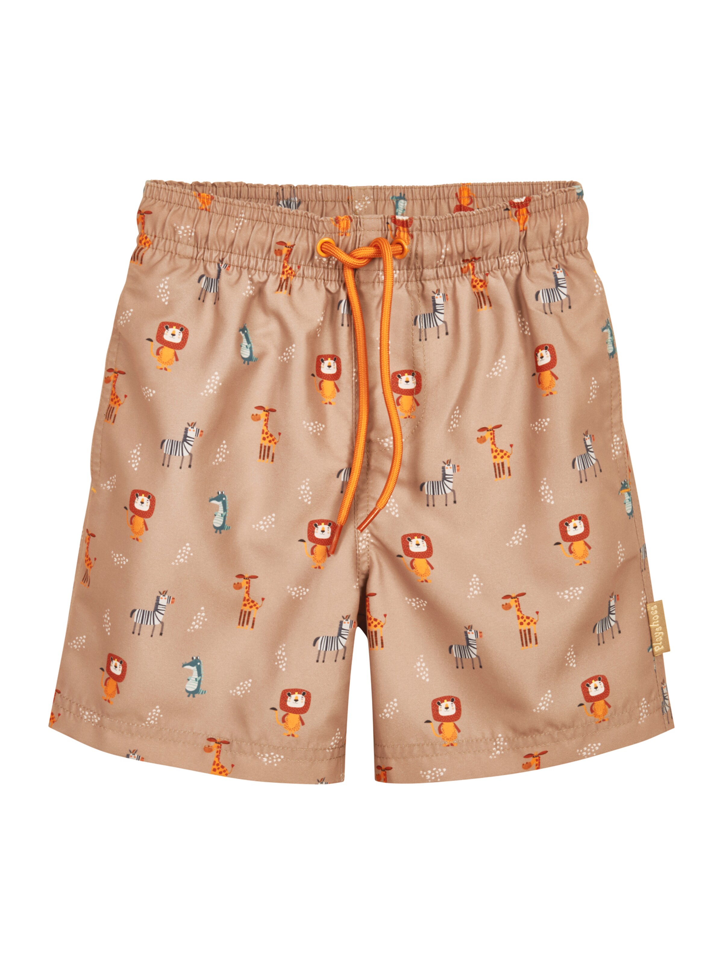 Shorts de bain PLAYSHOES en marron : devant
