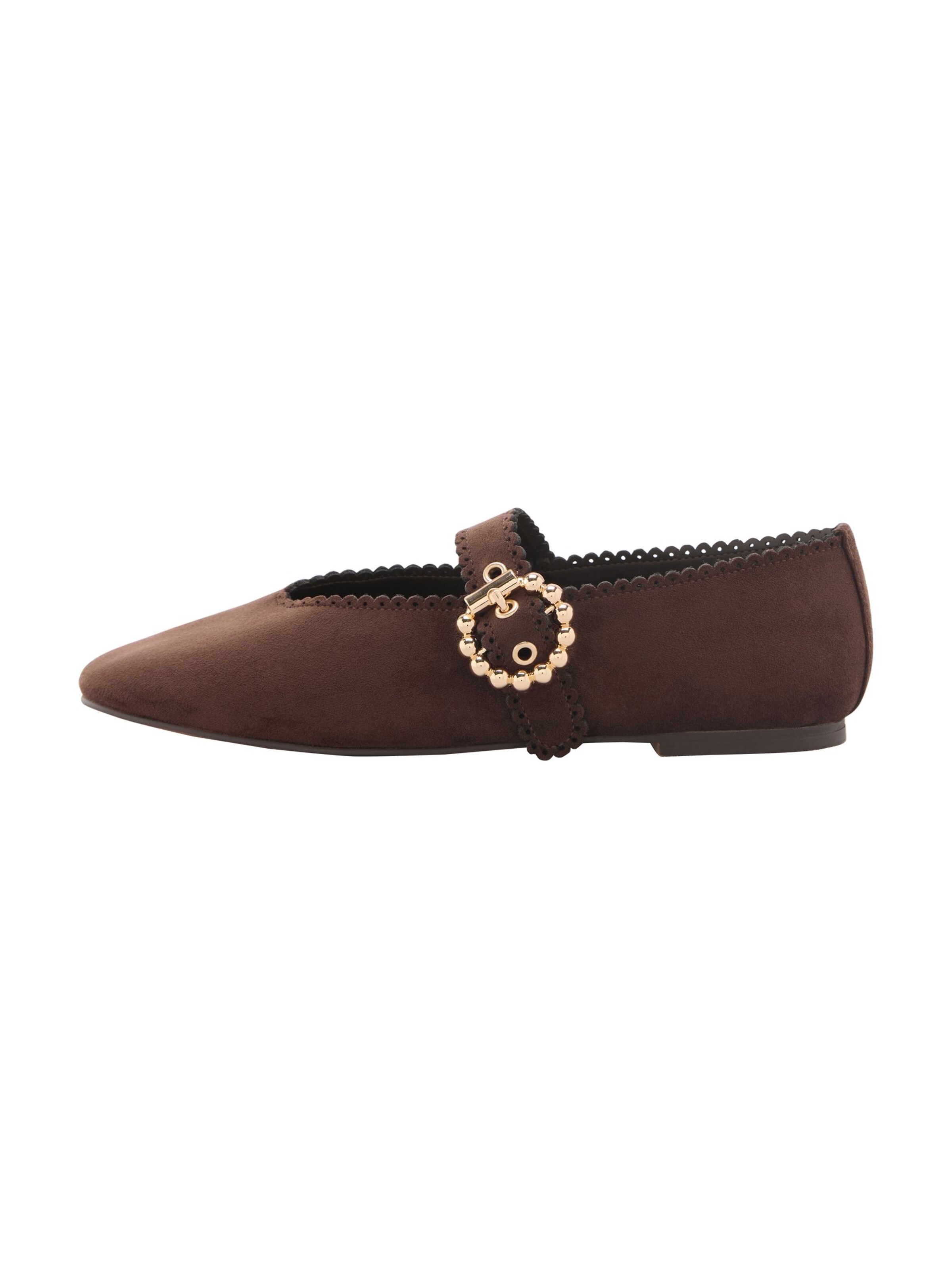Ballerina con cinturino di Lipsy in marrone: frontale