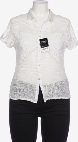 Just White Blouse & Tunic in XL in White: front