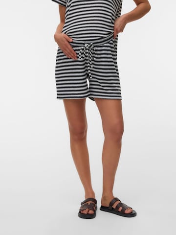 MAMALICIOUS Regular Pants 'Lupin' in Black: front