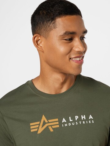 T-Shirt ALPHA INDUSTRIES en vert