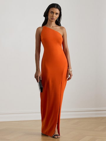 Lauren Ralph Lauren Вечерна рокля в оранжево: отпред