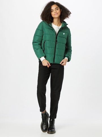 Superdry Zimska jakna | zelena barva
