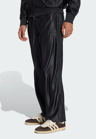 ADIDAS ORIGINALS - Loosefit Pantalón 'Firebird' en negro: frente