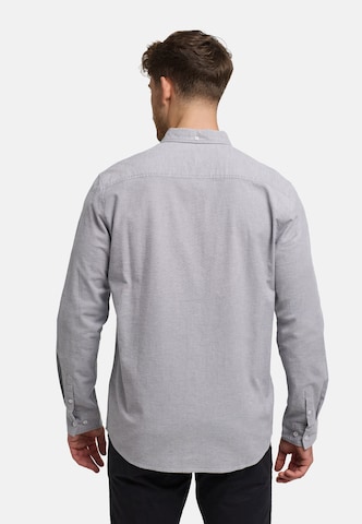 JEFF Comfort fit Button Up Shirt 'Silvwin' in Grey