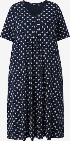 Ulla Popken Dress in Blue: front