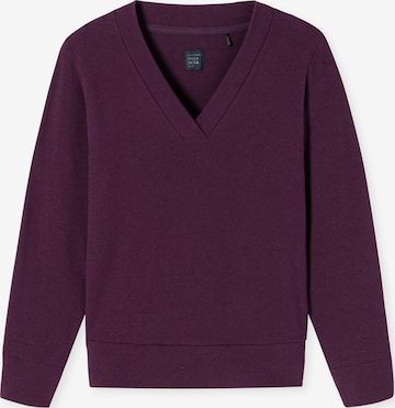 SCHIESSER Sweatshirt in Purple: front