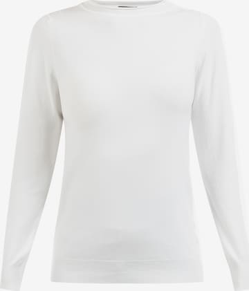 faina - Pullover 'Minya' em branco: frente