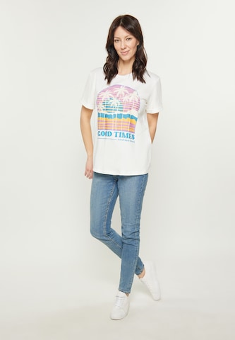 usha BLUE LABEL Shirt 'Fashion Look' in White