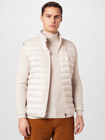 Regular Gilet TOMMY HILFIGER en beige : devant