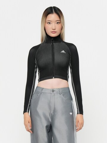 Cardigan 'FIREBIRD' ADIDAS ORIGINALS en noir : devant