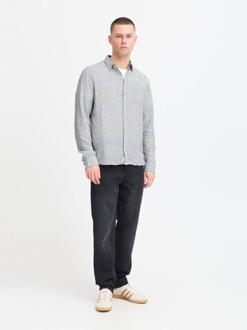 BLEND Regular fit Button Up Shirt ' BHBobby Shirt stripe ' in Blue